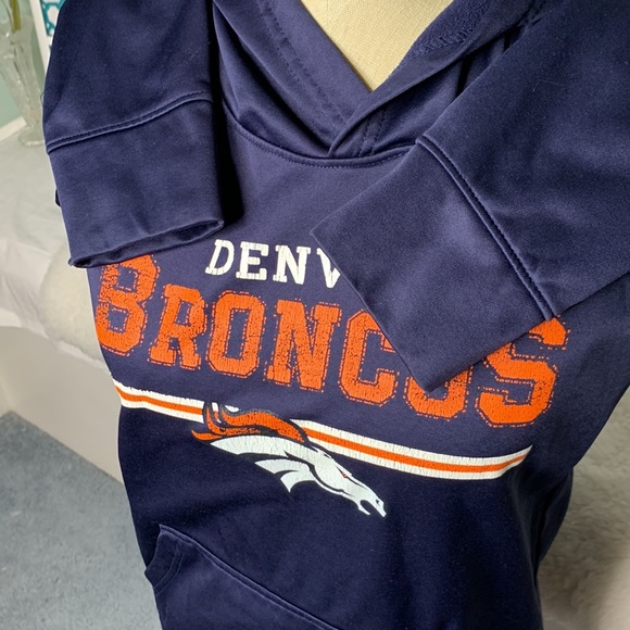 🔥 Youth Denver Broncos Hoodie size Large for boys or girls L(14/16) - Picture 3 of 11